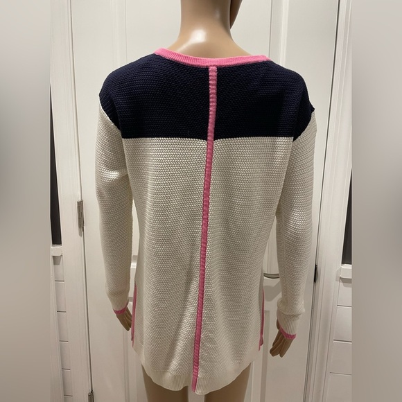 Talbots color block knit sweater size Mp - Picture 6 of 6
